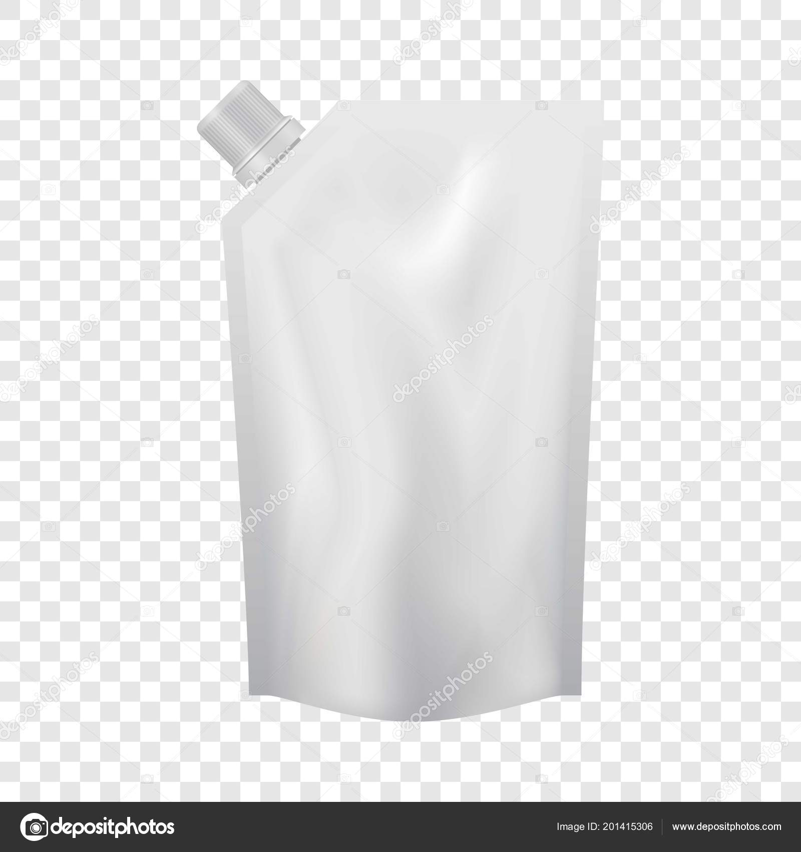 Download Plastic Pouch With Batcher Mockup Realistic Style Vector Image By C Ylivdesign Vector Stock 201415306