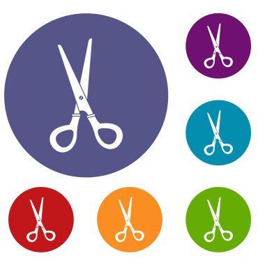 İleti örneği makas Icons set