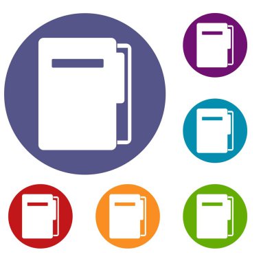 Dosya klasör Icons set