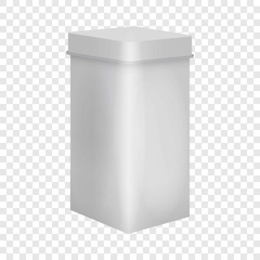 Boş kutu mockup, gerçekçi