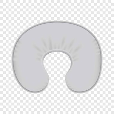 Beyaz boyun yastık mockup, gerçekçi