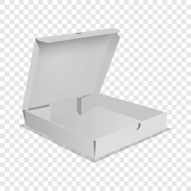 Pizza kutusu simgesi, gerçekçi