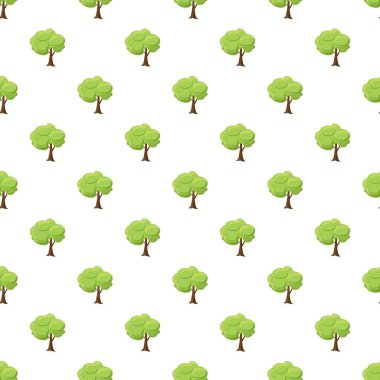 Yeşil ağaç desen