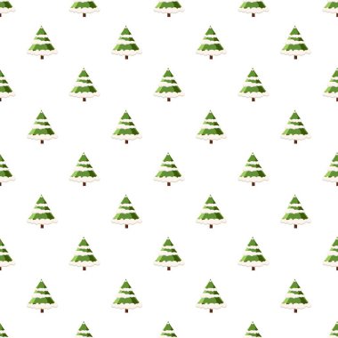 Kar desen ağacında kürk