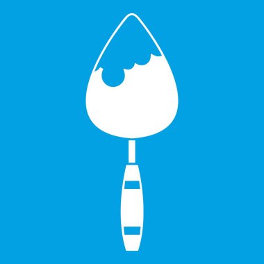 İnşaat mala simgesi Beyaz