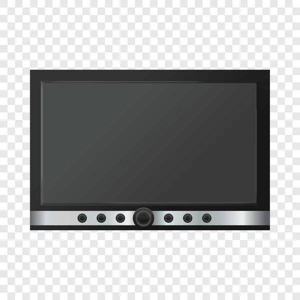 Mockup dello schermo TV, stile realistico — Vettoriale Stock