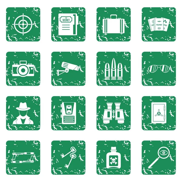 Casus araçları simgeler kümesi grunge