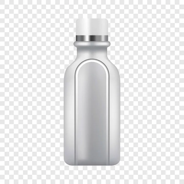 Icono de botella de plástico, estilo realista — Archivo Imágenes Vectoriales