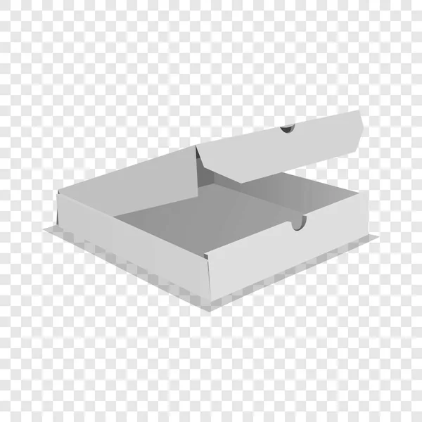 Une icône de boîte à pizza, style réaliste — Image vectorielle
