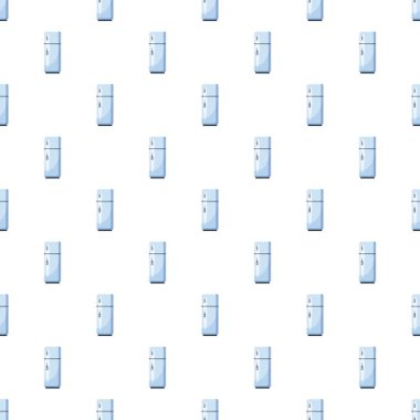 Ayrı dondurucu desenli beyaz buzdolabı