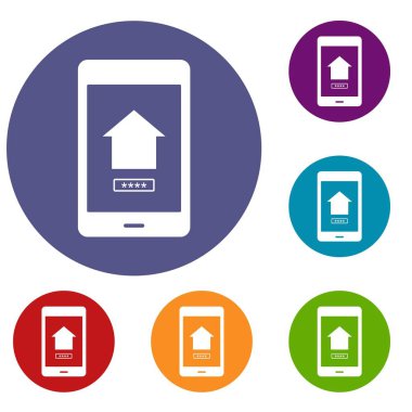 Çalışma telefon simgeler kümesi