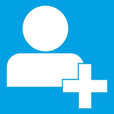 Yeni Kullanıcı hesabı simgesini beyaz ekleme