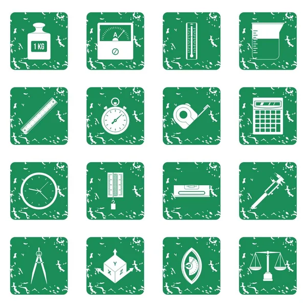 Ölçü hassas simgeler kümesi grunge