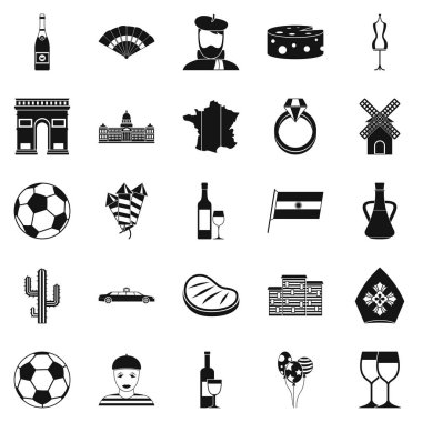 Spreel Icons set, basit tarzı