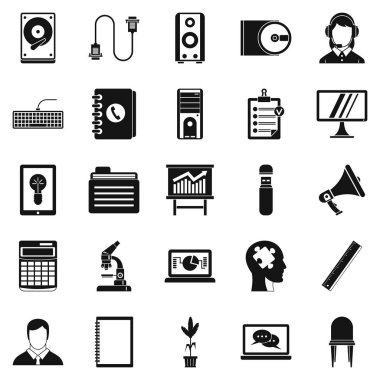 Bu iş simgeler kümesi, basit tarzı