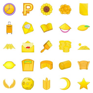 Tarım Icons set, karikatür tarzı
