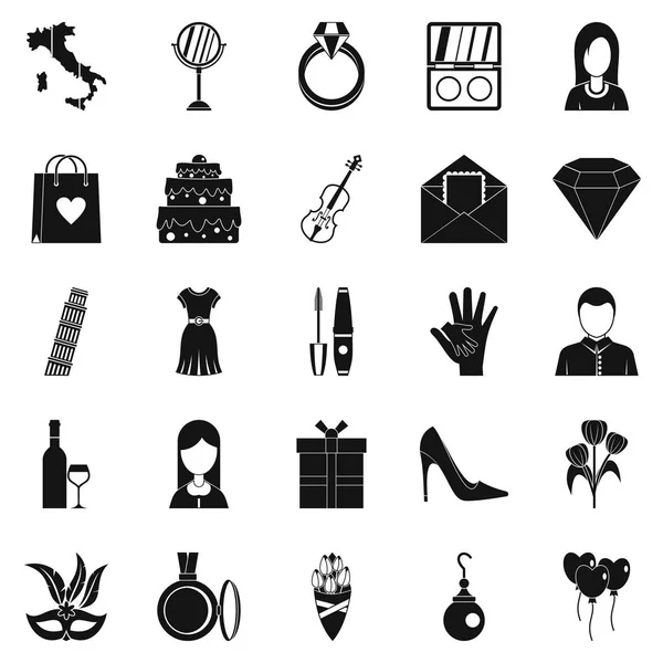 Festival Icons set, basit tarzı