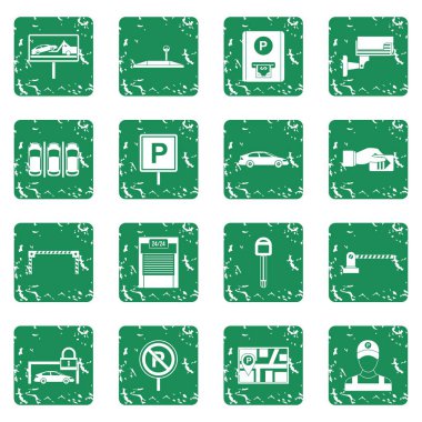 Grunge Icons otopark ayarla