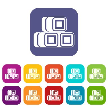 Saman demetleri Icons set