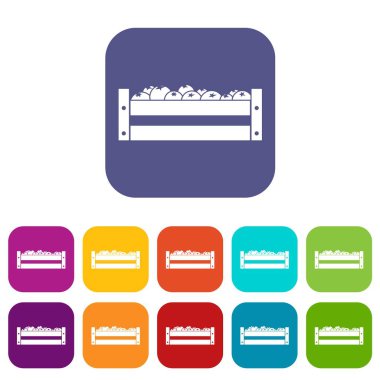 Taze sebze kutusu simgeler kümesi