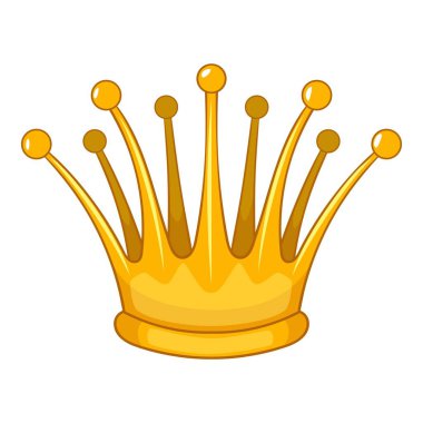 Bayan taç simgesi, karikatür tarzı