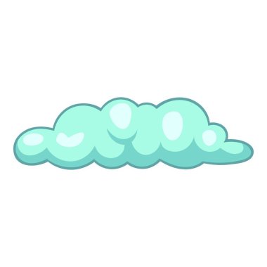 Dondurucu bulut simgesi, karikatür tarzı