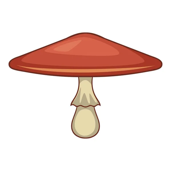 Lepiota procera 蘑菇图标, 卡通风格 — 图库矢量图片