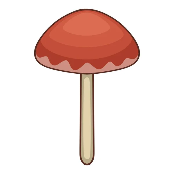 Suillus icône de champignon, style dessin animé — Image vectorielle