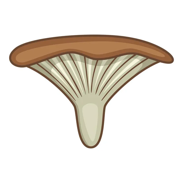 Clitocybe icono de la seta, estilo de dibujos animados — Vector de stock