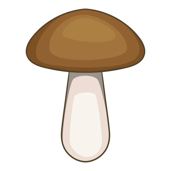 Porcini icono de la seta, estilo de dibujos animados — Archivo Imágenes Vectoriales