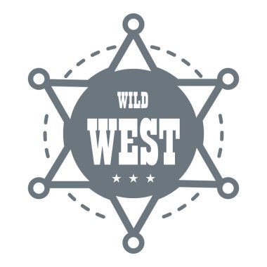 Vahşi Batı logosu, basit tarzı