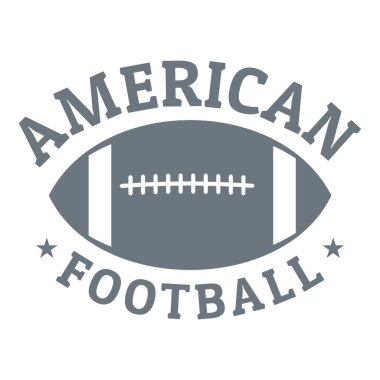 Amerikan futbolu logosu, basit tarzı
