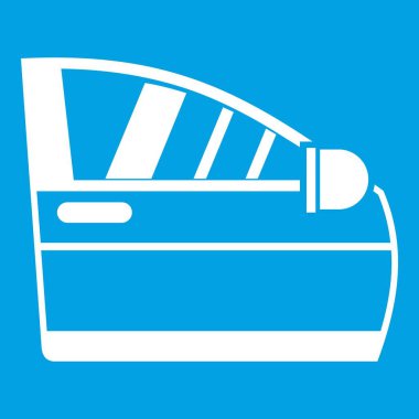 Araba kapısı simgesi beyaz