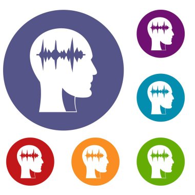 Ses dalgası Icons set