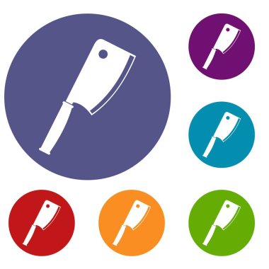 Et bıçağı Icons set