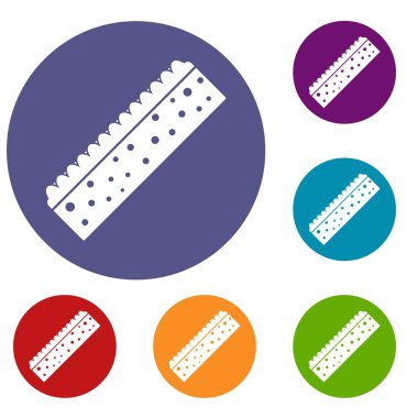 Icons set temizlik sünger