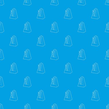 Metronom desen vektör kesintisiz mavi