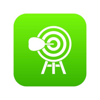 Hedef simgesi dijital yeşil