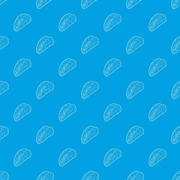 Kebap desen vektör kesintisiz mavi