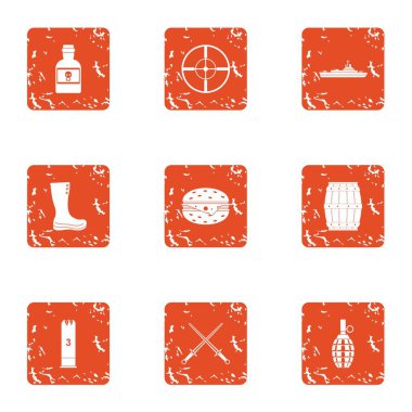 Savaş kışkırtıcısı simgeler kümesi, grunge tarzı