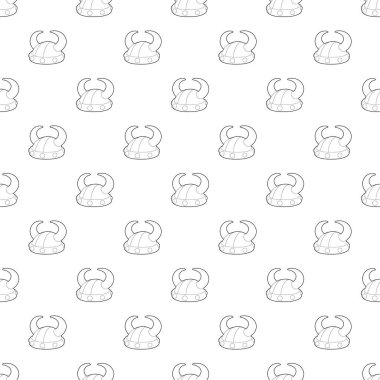 Boynuzlu miğfer simgesi, anahat stili