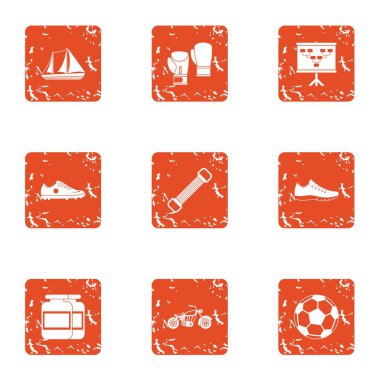 Sokak staj simgeler kümesi, grunge tarzı