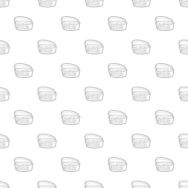 Çerez kutusu simgesi, anahat stili