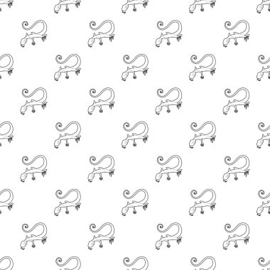 Kertenkele simgesi, anahat stili