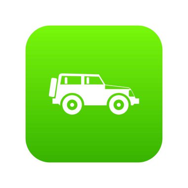 Jeep simgesi dijital yeşil