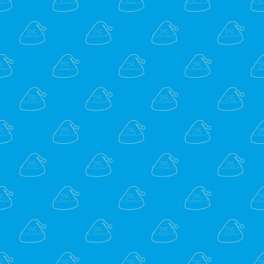 Cap için uyku desen vektör kesintisiz mavi