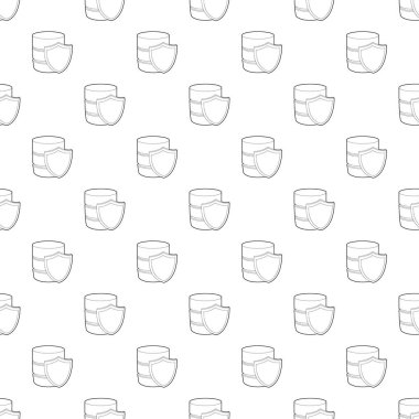 Güvenli veritabanı simgesini, anahat stili