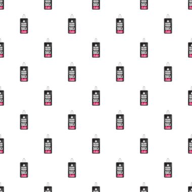 Siyah Cuma satış indirim desen etiket