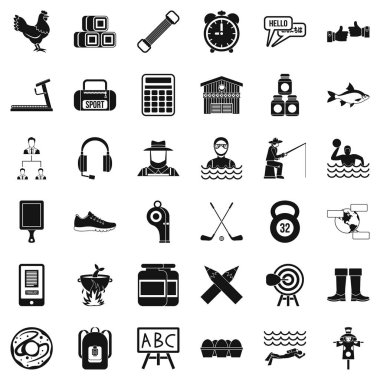 Etkinlik simgeler kümesi, basit tarzı