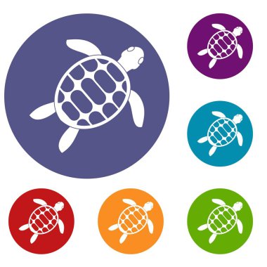 Kaplumbağa Icons set